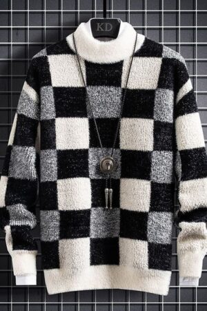 Fashion Men Sweater Winter Male Round Neck Pullover New In Knitwears Long Sleeve Top Mens Clothing