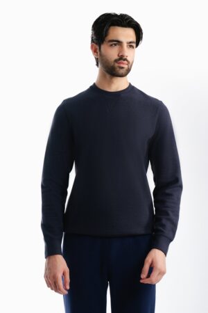 Thermal Sweatshirt Navy Blue