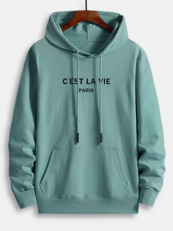 Letter Print Men's Hoodie | GMC Premium Winter Clothing