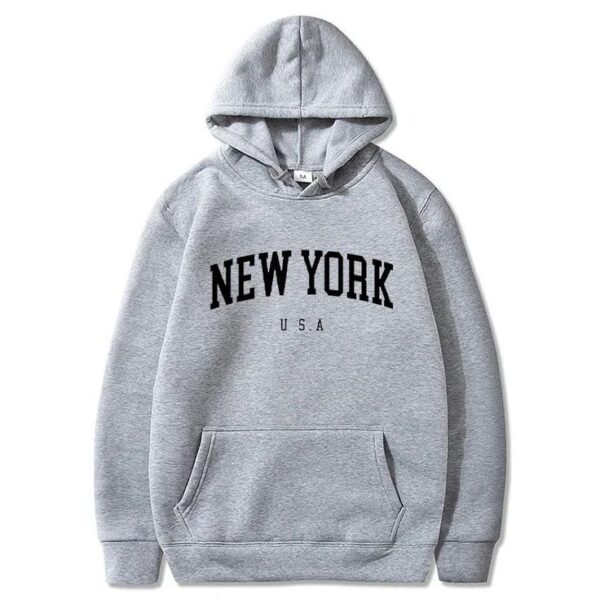 Mens New York Design Printed Hoodie GMC Premium