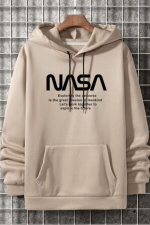 Men Hoodie Nasa Print | Gentle Mens Clothing|