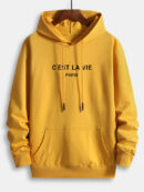 Letter Print Men's Hoodie | GMC Premium Winter Clothing