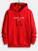 Letter Print Men's Hoodie | GMC Premium Winter Clothing