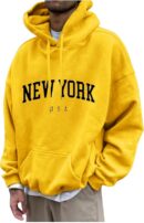 Men's Hoodie New York Letter Print – GMC Premium Quality & Style