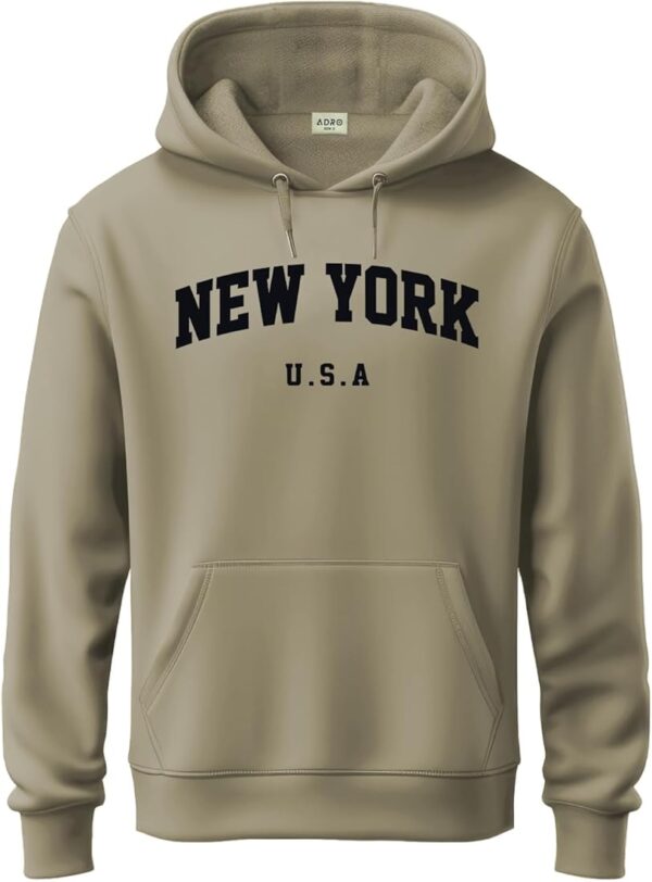 Mens New York Design Printed Hoodie GMC Premium