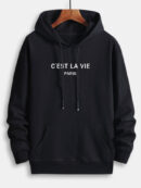 Letter Print Men's Hoodie | GMC Premium Winter Clothing