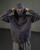 Balaclava Zip Hoodie Full Zip Face Mask Hoodie by GMC