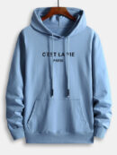 Letter Print Men's Hoodie | GMC Premium Winter Clothing