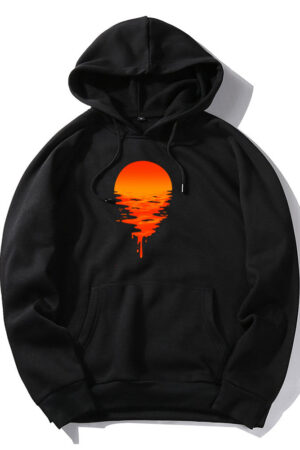 Sunset Print Hoodies for Men | GMC Premium Winter Clothing