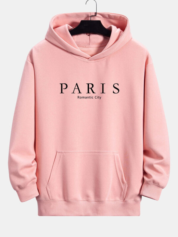 Paris Slogan Print Men's Hoodie | GMC |