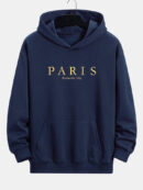 Paris Slogan Print Men's Hoodie | GMC |