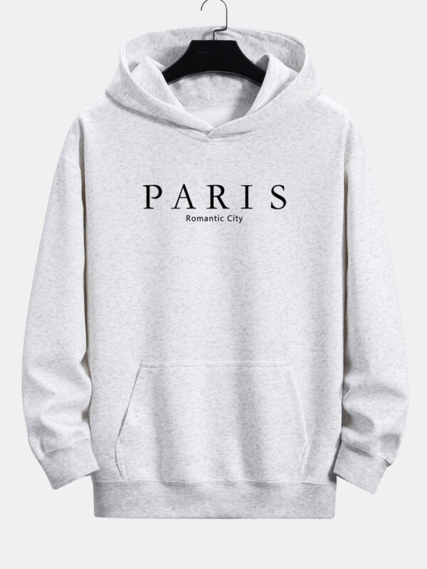 Paris Slogan Print Men's Hoodie | GMC |